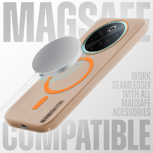 Colorful Frosted Matte MagSafe For Vivo T4 5G