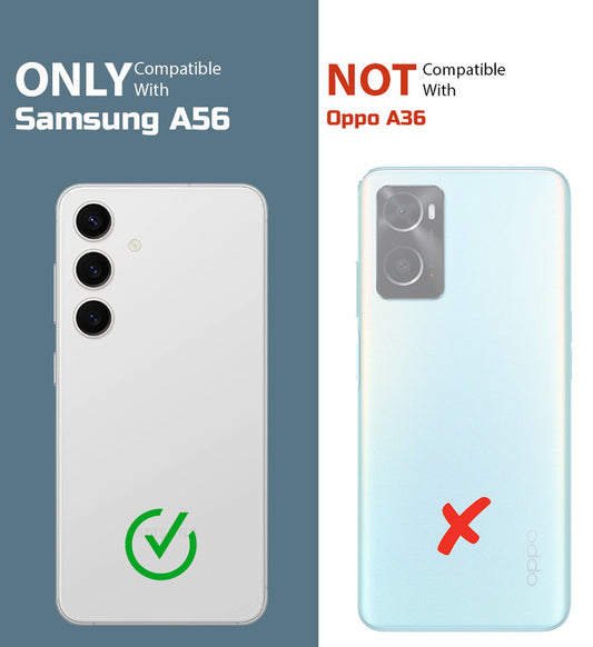 New Elegant Frosted Matte Slim Back With MagSafe Support Back Case For Samsung A56 5G
