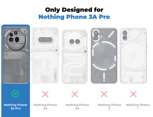 New Elegant Frosted Matte Slim Back With MagSafe Support Back Case For Nothing Phone 3A Pro 5G