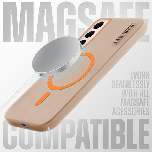 Colorful Frosted Matte MagSafe For Samsung S22 Plus 5G