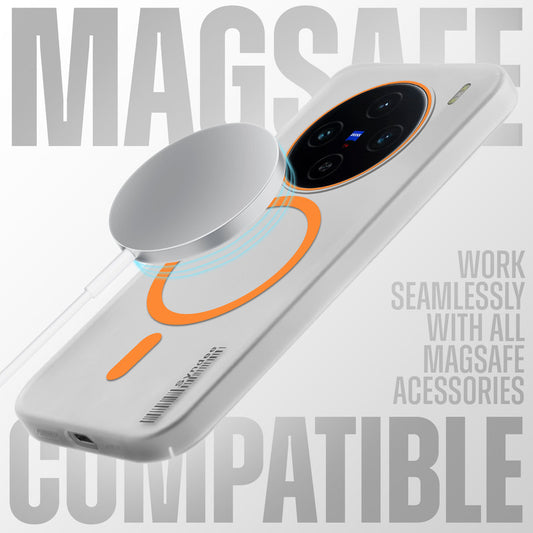 New Sleek Matte MagSafe Case For Vivo X100 5G