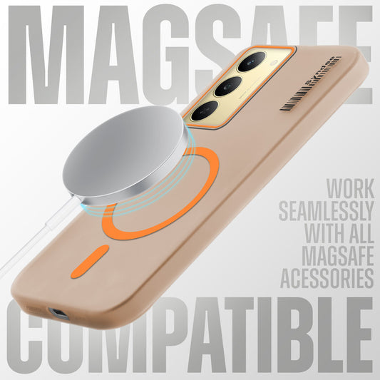 Colorful Frosted Matte MagSafe For Realme 14x 5G