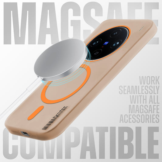 Colorful Frosted Matte MagSafe For Vivo X100 Pro 5G