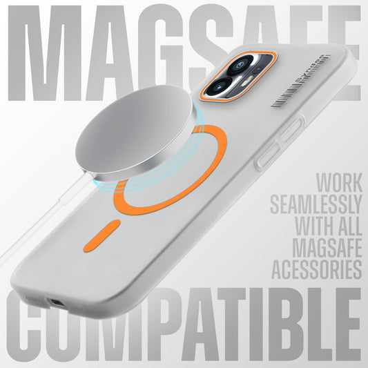 New Elegant Frosted Matte Slim Back With MagSafe Support Back Case For Nothing Phone 2