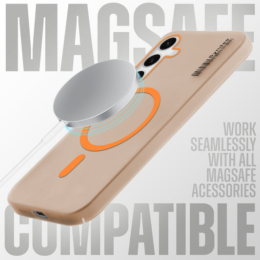 Colorful Frosted Matte MagSafe For Samsung S23 FE 5G