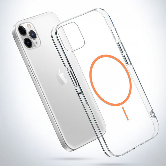 Crystal Clear Transparent Hard Back Anti-Yellowing with MagSafe Compatibility Phone Case For Apple iPhone 11 Pro