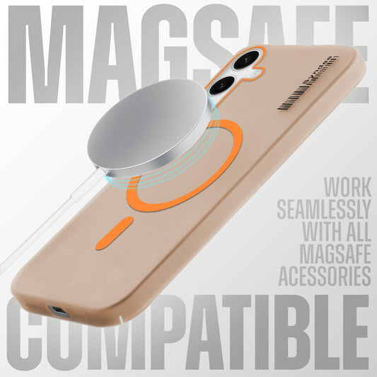 Elegant Colorful Frosted Matte Back With MagSafe Support Back Case For Samsung A36 5G