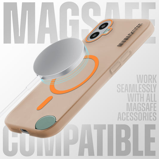 Elegant Colorful Frosted Matte Back With MagSafe Support Back Case For CMF Nothing Phone 1