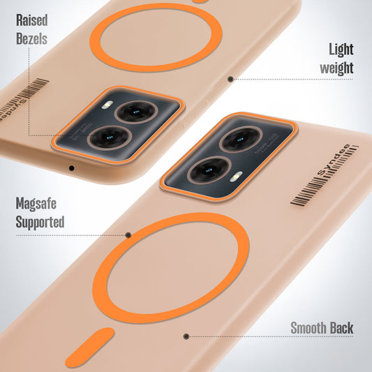 Colorful Frosted Matte MagSafe For Motorola Moto G85 5G