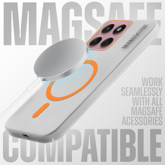 New Elegant Frosted Matte Slim Back With MagSafe Support Back Case For Motorola Moto Edge 60 Fusion 5G