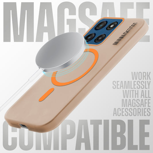 Colorful Frosted Matte MagSafe For Motorola Moto Edge 60 Stylus 5G