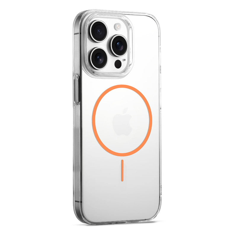 Crystal Clear Anti-Yellowing Wireless Charging Support Case For Apple iPhone 15 Pro Max