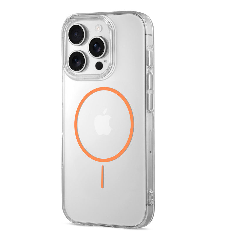 Crystal Clear Anti-Yellowing Wireless Charging Support Case For Apple iPhone 15 Pro Max