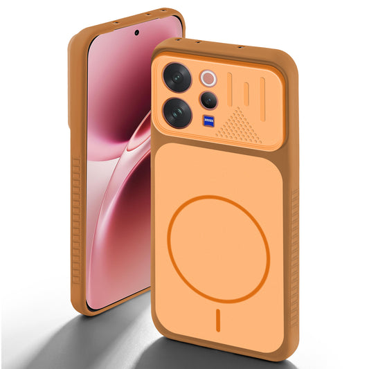 Dual Tone Silicone Grip Back Cover with Camera Protection for Vivo V70 5G