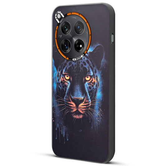 Dark Elegant Wild Creatures Printed Back Cases For OnePlus 12R 5g