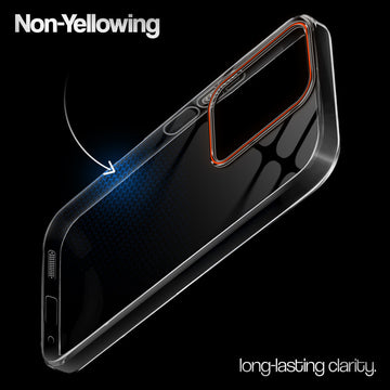 Crystal Clear Anti-Yellow Transparent Back Cover Case With Camera Ring Protection for Vivo T4x 5G