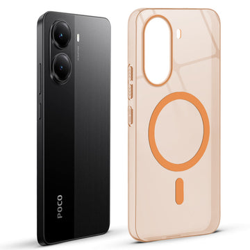 Anti-Yellow Scratch Resistant Case Support Magnetic Accessories Back Cover For Poco X7 Pro 5G