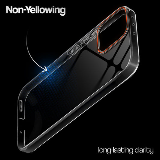 Crystal Clear Anti-Yellow Transparent Back Cover Case With Camera Ring Protection for Oppo K13 5G