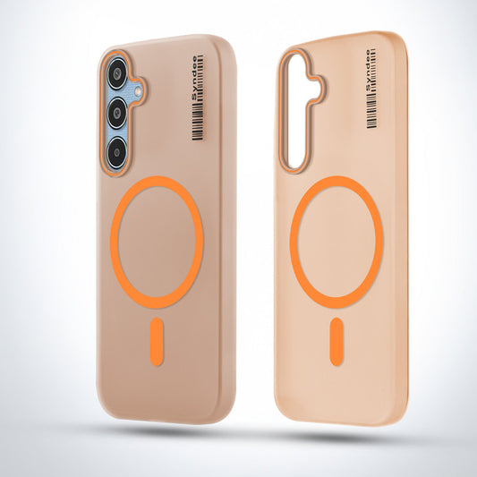 Colorful Frosted Matte Wireless Charging Support For Samsung M35 5G