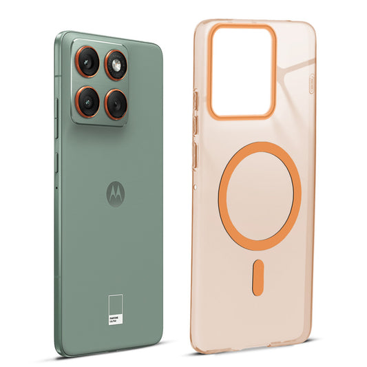 Anti-Yellow Scratch Resistant Case Support Wireless Charging Back Cover For Motorola Moto Edge 70 5G