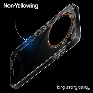 Crystal Clear Anti-Yellow Transparent Back Cover Case With Camera Ring Protection for Nothing Phone 3A Pro 5G