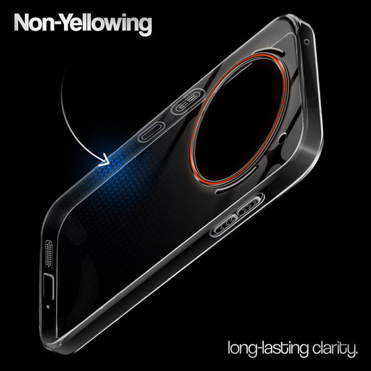 Crystal Clear Colorful Camera Ring Back Case for Nothing Phone 3A Pro 5G