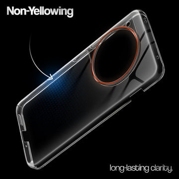 Crystal Clear Anti-Yellow Transparent Back Cover Case With Camera Ring Protection for OnePlus 12 5G