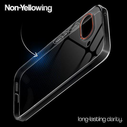 Crystal Clear Anti-Yellow Transparent Back Cover Case With Camera Ring Protection for Google Pixel 9A 5G