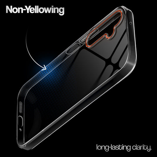 Crystal Clear Anti-Yellow Transparent Back Cover Case With Camera Ring Protection for Samsung A17 5G