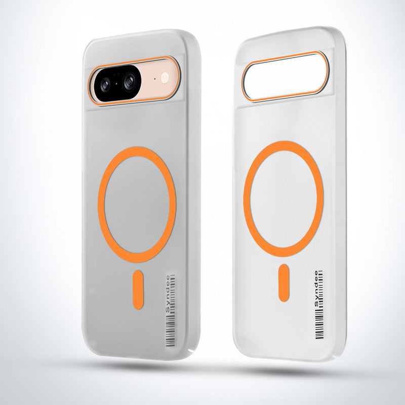 Frosted Sleek Matte Wireless Charging Support Back Cover Case for Google Pixel 8A With Raised Camera Protection