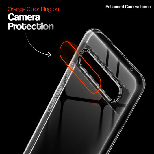 Crystal Clear Anti-Yellow Transparent Back Cover Case With Camera Ring Protection for Google Pixel 8A 5G