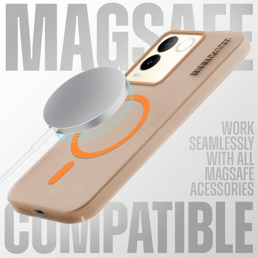 Colorful Frosted Matte Wireless Charging Support For iQOO Z7 Pro 5G