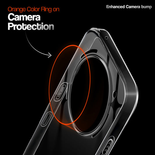 Crystal Clear Colorful Camera Ring Back Case for Nothing Phone 3A Pro 5G