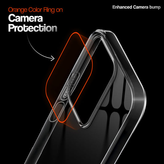 Crystal Clear Anti-Yellow Transparent Back Cover Case With Camera Ring Protection for iQOO Z10x 5G