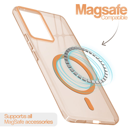 Anti-Yellow Scratch Resistant Case Support Magnetic Accessories Back Cover For Motorola Moto G85 5G