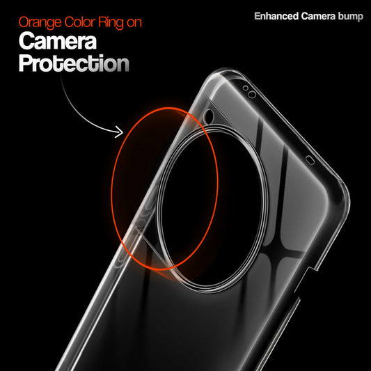 Crystal Clear Anti-Yellow Transparent Back Cover Case With Camera Ring Protection for OnePlus 12 5G