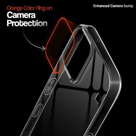 Crystal Clear Anti-Yellow Transparent Back Cover Case With Camera Ring Protection for Nothing Phone 3A Lite 5G