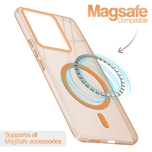 Anti-Yellow Scratch Resistant Case Support Magnetic Accessories Back Cover For iQOO Z7 Pro 5G