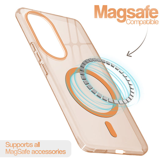 Anti-Yellow Scratch Resistant Case Support Magnetic Accessories Back Cover For Honor 90 5G