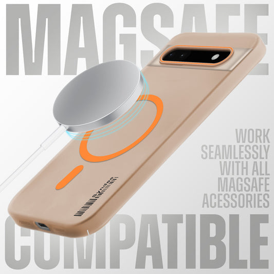 Colorful Frosted Matte Wireless Charging Support For Google Pixel 6A