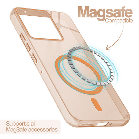 Anti-Yellow Scratch Resistant Case Support Magnetic Accessories Back Cover For Motorola G86 Power 5G