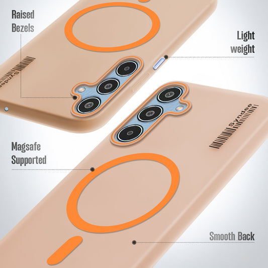 Colorful Frosted Matte Wireless Charging Support For Samsung M35 5G