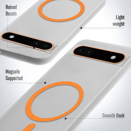 New Sleek Matte Wireless Charging Support Case For Google Pixel 6A