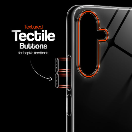 Crystal Clear Anti-Yellow Transparent Back Cover Case With Camera Ring Protection for Samsung M17 5G