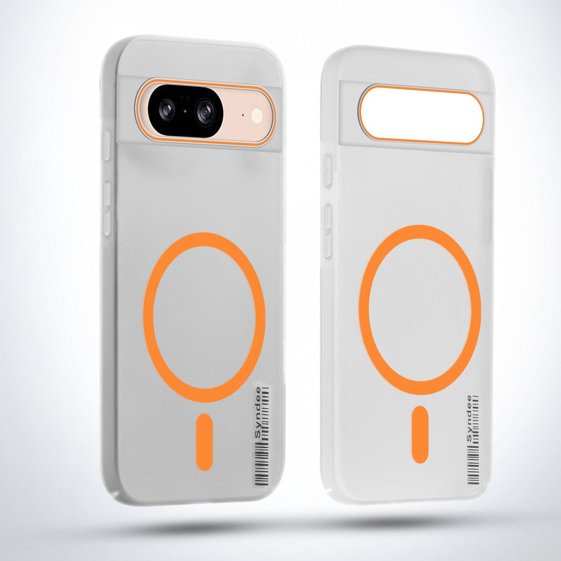 Frosted Sleek Matte Wireless Charging Support Back Cover Case for Google Pixel 8A With Raised Camera Protection