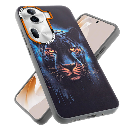 Dark Aesthetic Wild Animal Printed Back Cases For Oppo Reno 11 Pro 5G
