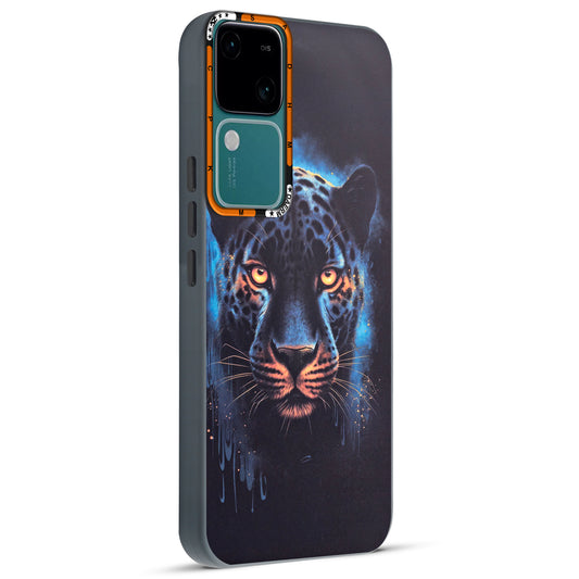 Dark Aesthetic Wild Animal Printed Back Cases For Vivo V30 5G