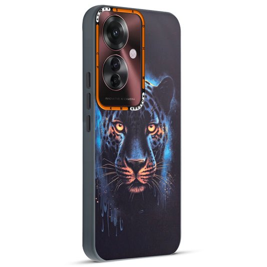 Dark Aesthetic Wild Animal Printed Back Cases For Oppo F25 Pro 5G