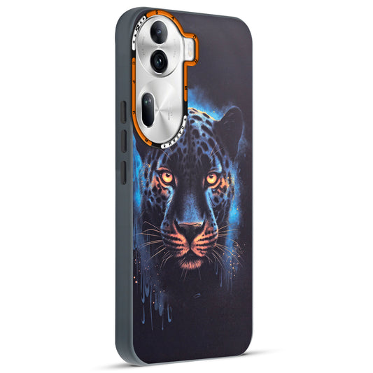 Dark Aesthetic Wild Animal Printed Back Cases For Oppo Reno 11 Pro 5G