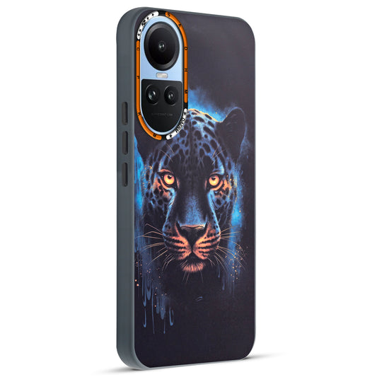 Dark Aesthetic Wild Animal Printed Back Cases For Oppo Reno 10 5G